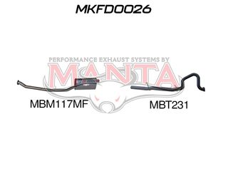Ford NA/NC Fairlane & LTD 6 Cylinder Catback