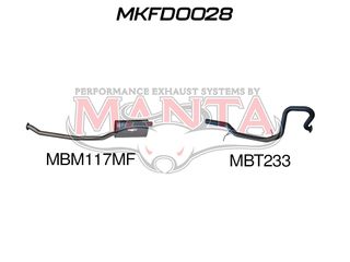 Ford NF/NL Fairlane & LTD 6 Cylinder Catback