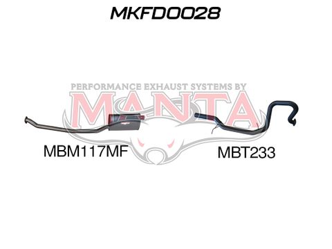 Ford NF/NL Fairlane & LTD 6 Cylinder Catback