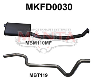Ford Falcon XE XF XG 6 Cylinder Ute Catback