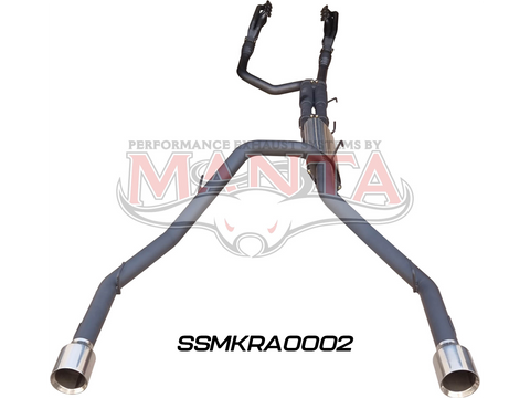 DS RAM 1500 5.7L V8 3in Twin Full Exhaust, with Extractors and Cats, and 5in Chrome tips