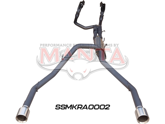 DS RAM 1500 5.7L V8 3in Twin Full Exhaust, with Extractors and Cats, and 5in Chrome tips