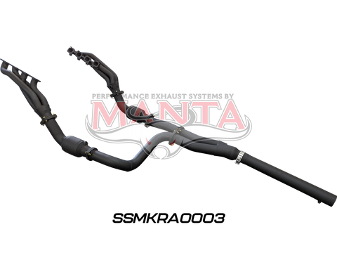 DS RAM 1500 5.7L V8 Extractors and Cats kit, to bolt to Factory Exhaust or MANTA 3in single Catback