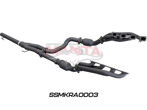 DS RAM1500 5.7L V8 Extractors and Cats kit, to bolt to Factory Exhaust or MANTA 3in single Catback