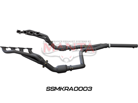 DS RAM 1500 5.7L V8 Extractors and Cats kit, to bolt to Factory Exhaust or MANTA 3in single Catback