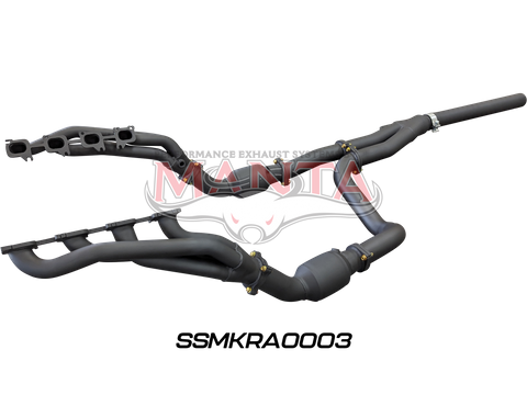 DS RAM 1500 5.7L V8 Extractors and Cats kit, to bolt to Factory Exhaust or MANTA 3in single Catback