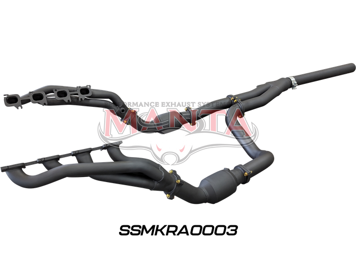 DS RAM 1500 5.7L V8 Extractors and Cats kit, to bolt to Factory Exhaust or MANTA 3in single Catback