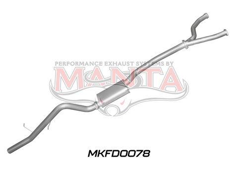 Ford Falcon AU V8 Ute 3in CatBack Muffler/Tailpipe
