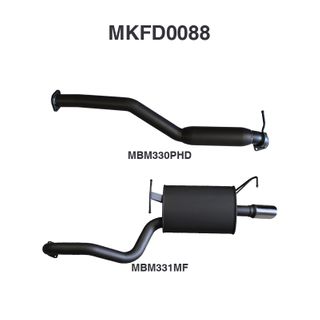 Ford Falcon BA BF 6 Cylinder Sedan Catback Hotdog/Muffler
