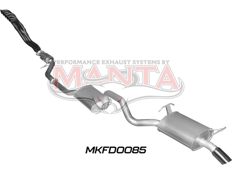 Falcon BA BF 6 Cylinder Sedan Full System Muffler/Muffler