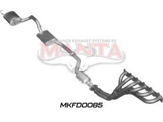 Falcon BA BF 6 Cylinder Sedan Full System Muffler/Muffler