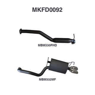 Ford Falcon BA BF XR6 Sedan Catback Hotdog/Muffler