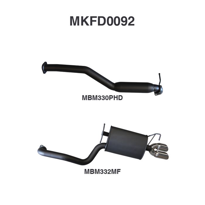 Ford Falcon BA BF XR6 Sedan Catback Hotdog/Muffler
