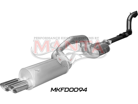 Ford Falcon BA BF XR6 Turbo 2.5in Dual Turbo Back