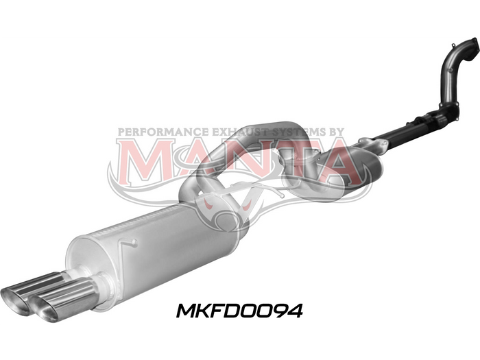 Ford Falcon BA BF XR6 Turbo 2.5in Dual Turbo Back