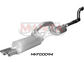 Ford Falcon BA BF XR6 Turbo 2.5in Dual Turbo Back
