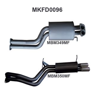 Ford Falcon BA BF XR6 Turbo 2.5in Dual Catback
