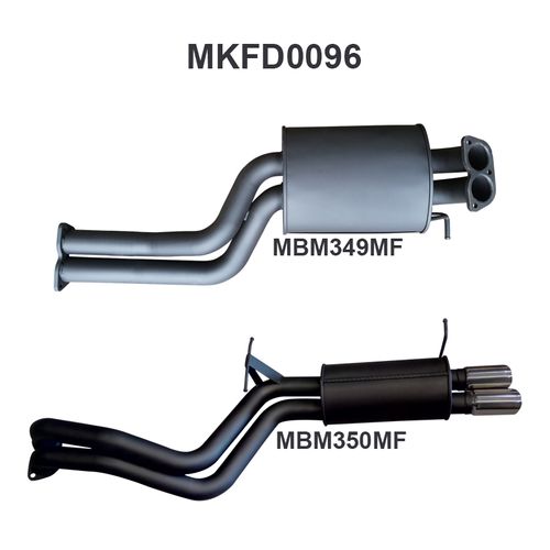 Ford Falcon BA BF XR6 Turbo 2.5in Dual Catback