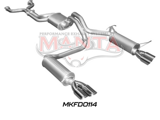 Ford BA BF V8 Sedan 2.5in L & R CatBack Muffler/Muffler