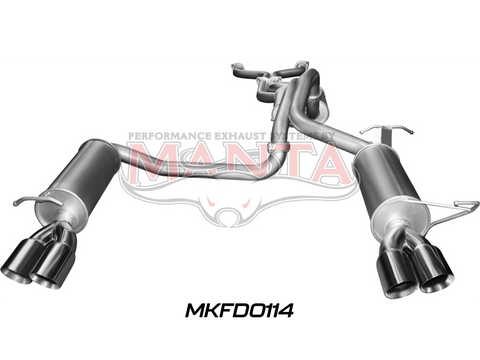 Ford BA BF V8 Sedan 2.5in L & R CatBack Muffler/Muffler