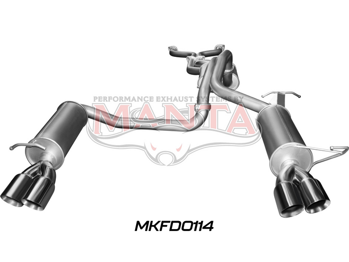 BA BF V8 Sedan 2.5in L & R CatBack Muffler/Muffler