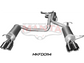 Ford BA BF V8 Sedan 2.5in L & R CatBack Muffler/Muffler