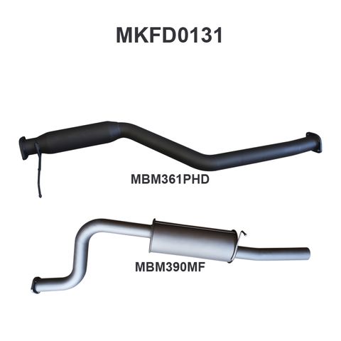Ford Falcon BA BF 6 Cylinder Ute Catback Hotdog/Muffler