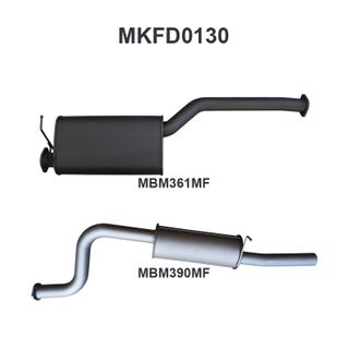 Ford Falcon BA BF 6 Cylinder Ute Catback Muffler/Muffler
