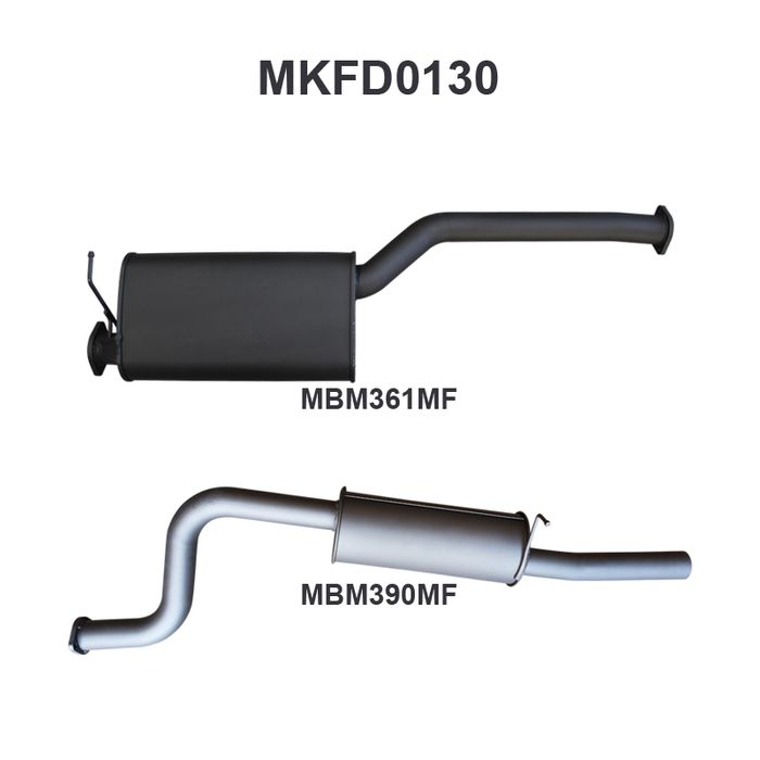 Ford Falcon BA BF 6 Cylinder Ute Catback Muffler/Muffler