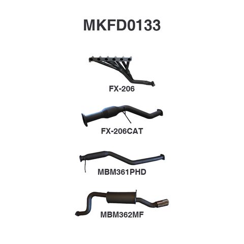 Ford Falcon BA BF 6cl XR6 Ute Full System Hotdog/Muffler