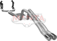 BA BF V8 4V Ute 2.5in Dual With Extractors Muffler/Tailpipe