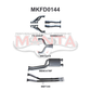 BA BF V8 4V Ute 2.5in Dual With Extractors Muffler/Tailpipe