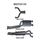 Ford BA BF V8 Ute 2.5in Dual CatBack Muffler/Muffler