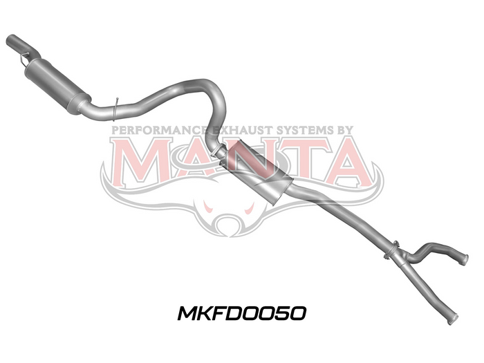 Ford Falcon EA - AU V8 Sedan 3in CatBack Muffler/Muffler