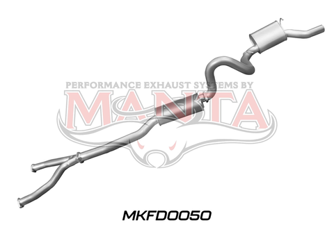 Ford Falcon EA - AU V8 Sedan 3in CatBack Muffler/Muffler