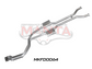 Ford Falcon AU V8 IRS SDN 2.5in Dual Catback Muffler