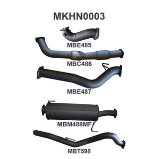 Holden Commodore COLORADO RC 3.0L 08 - 10 SWB WITH CAT & WITH MUFFLER