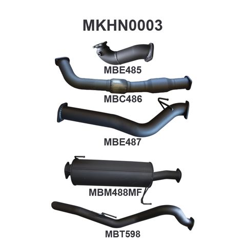 Holden Commodore COLORADO RC 3.0L 08 - 10 SWB WITH CAT & WITH MUFFLER