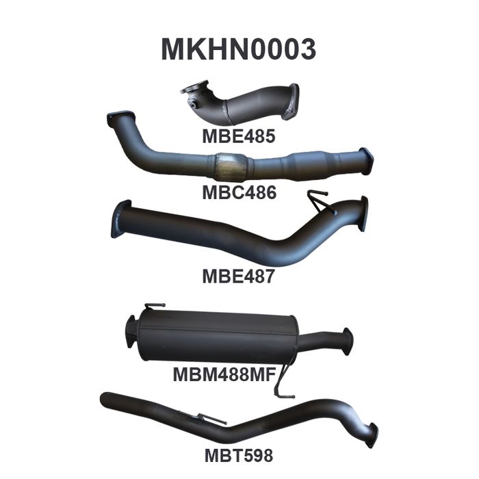Holden Commodore COLORADO RC 3.0L 08 - 10 SWB WITH CAT & WITH MUFFLER
