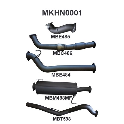 Holden Commodore COLORADO RC 3.0L 08 - 10 LWB WITH CAT & WITH MUFFLER