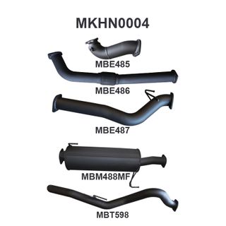 Holden Commodore COLORADO RC 3.0L 08 - 10 SWB WITHOUT CAT & WITH MUFFLER