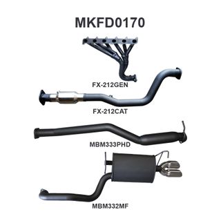 Ford Falcon FG 6 Cylinder N/A Sedan Full System Hotdog/Muffler