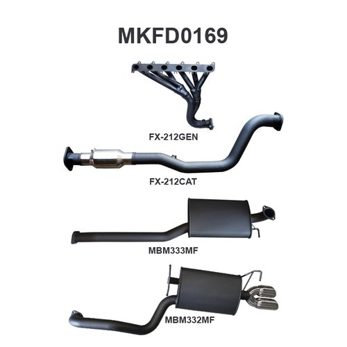 Falcon FG 6 Cylinder N/A Sedan Full System Muffler/Muffler