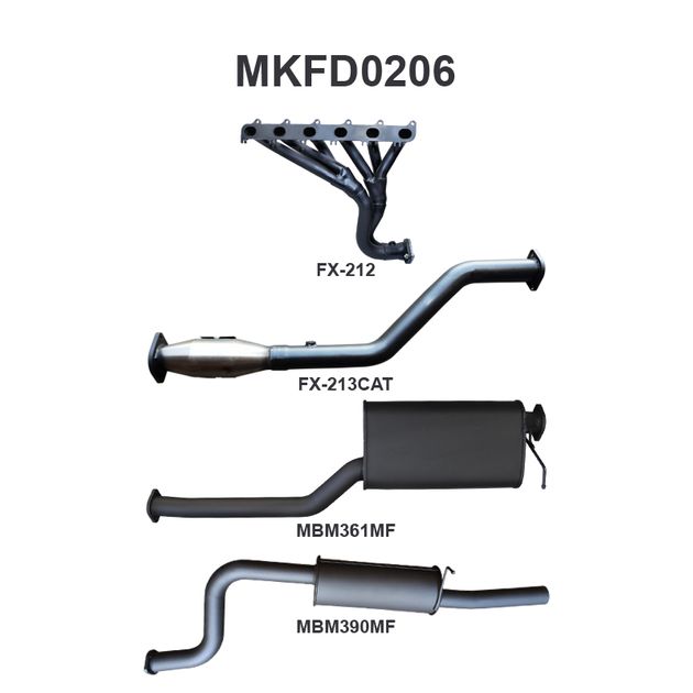 Falcon FG 6 Cylinder Ute Full System Muffler/Muffler MPI Automotive