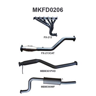 Ford Falcon FG 6 Cylinder Ute Full System Hotdog/Muffler