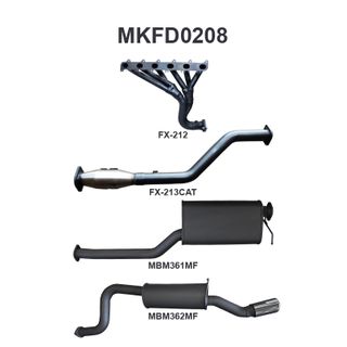 Ford Falcon FG 6 Cylinder XR6 Ute Full System Muffler/Muffler