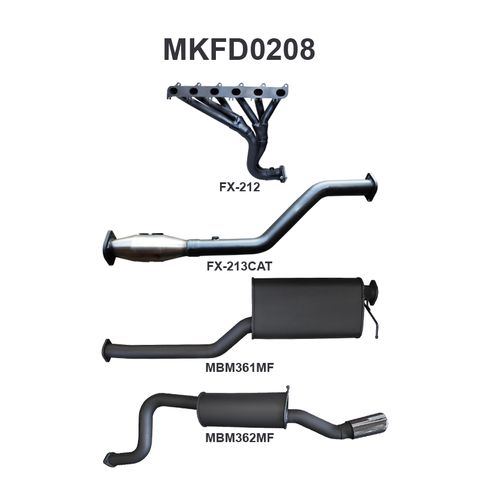 Ford Falcon FG 6 Cylinder XR6 Ute Full System Muffler/Muffler