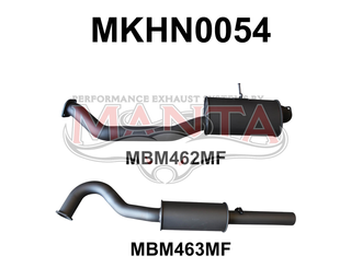 Holden Commodore VN VP VR VS Sedan 5.0L V8 3in Catback Muffler