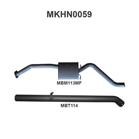 Holden Commodore VP VR VS Sedan 5L V8 IRS 2.5in Catback Tailpipe