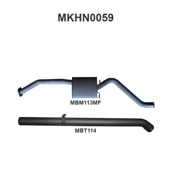 Holden Commodore VP VR VS Sedan 5L V8 IRS 2.5in Catback Tailpipe